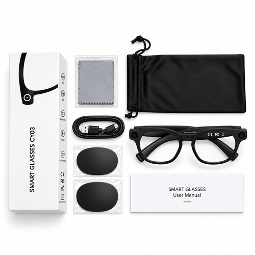 Almivia Vision AI™ – Lentes Inteligentes con Cámara HD