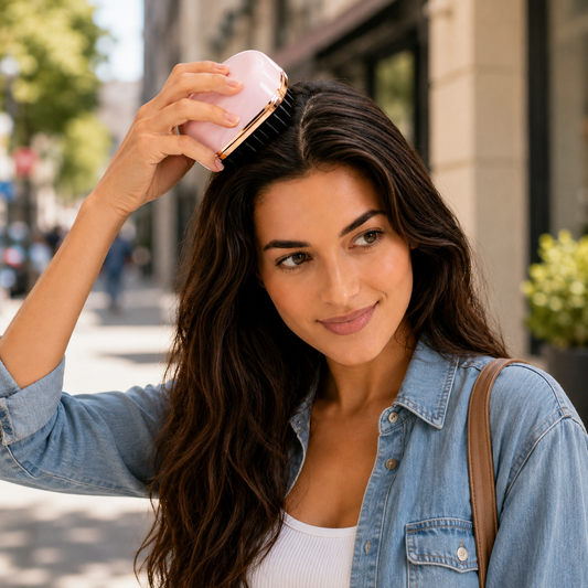 Mini GlowBrush™ | Cepillo Alisador Portátil Recargable