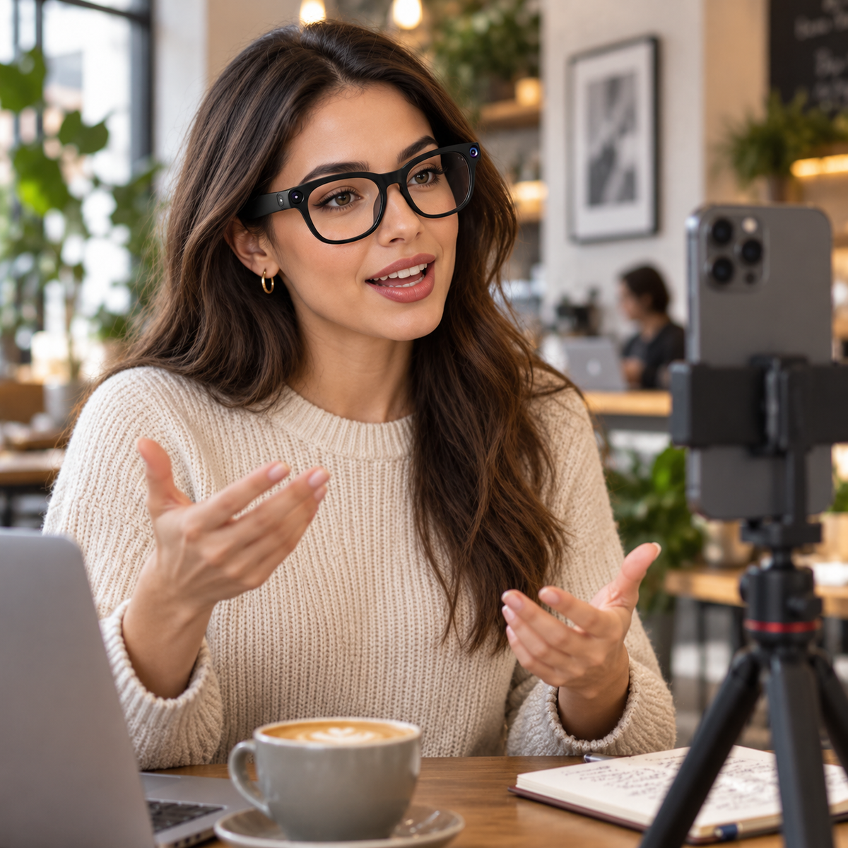 Almivia Vision AI™ – Lentes Inteligentes con Cámara HD