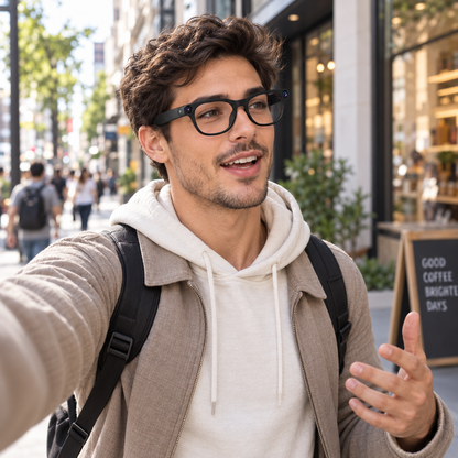 Almivia Vision AI™ – Lentes Inteligentes con Cámara HD