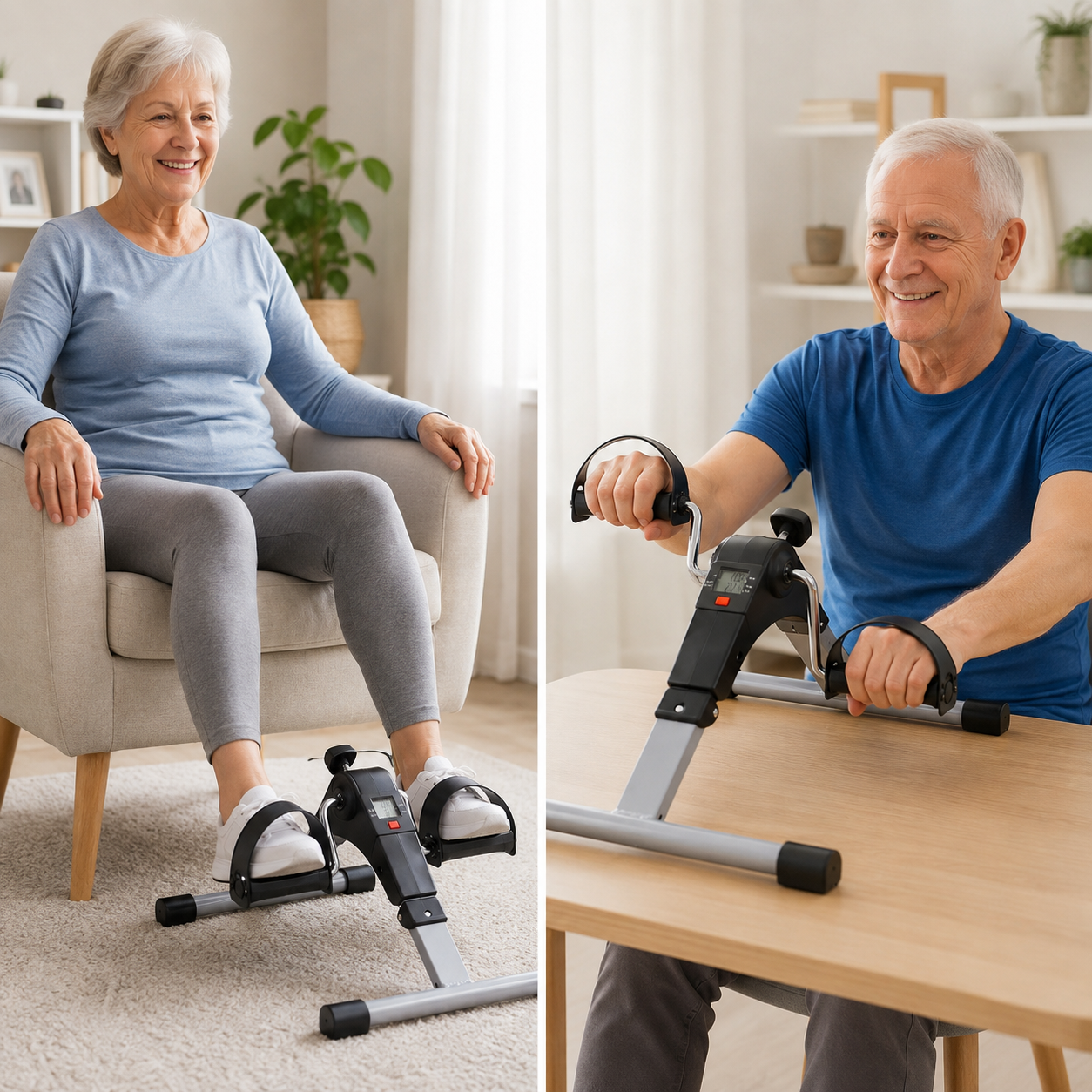 Mini Bicicleta Pedaleadora para Brazos y Piernas | Ejercicio y Rehabilitación.