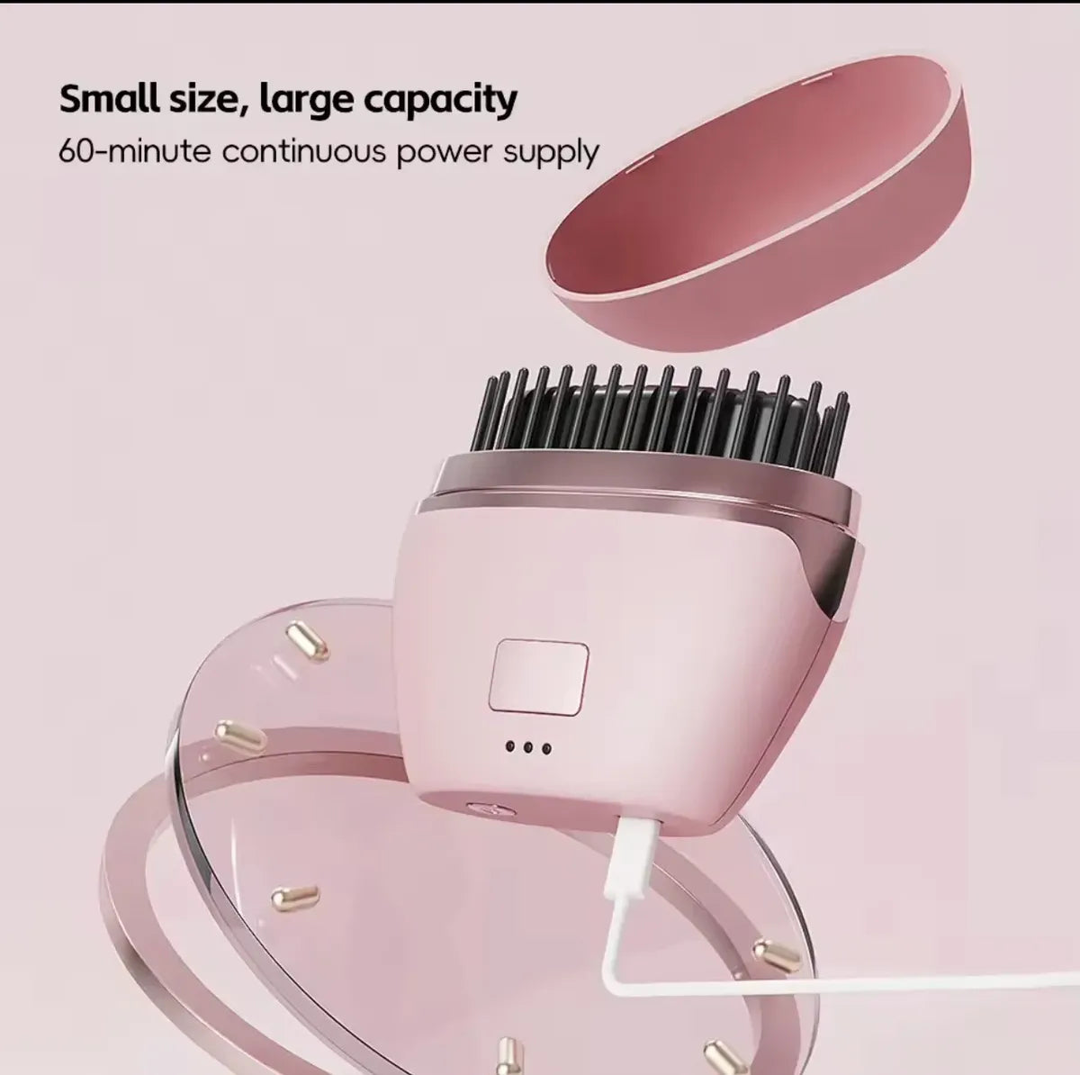 Mini GlowBrush™ | Cepillo Alisador Portátil Recargable