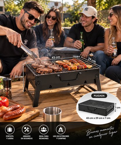 Fogonero Go™ – Parrilla Portátil Plegable