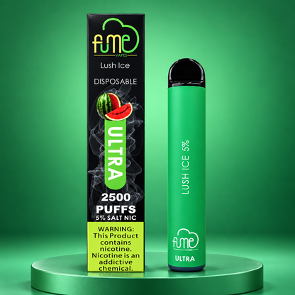 Fume Ultra Lush Ice | Sandía Ice – 2500 Puffs – 5% Nicotina